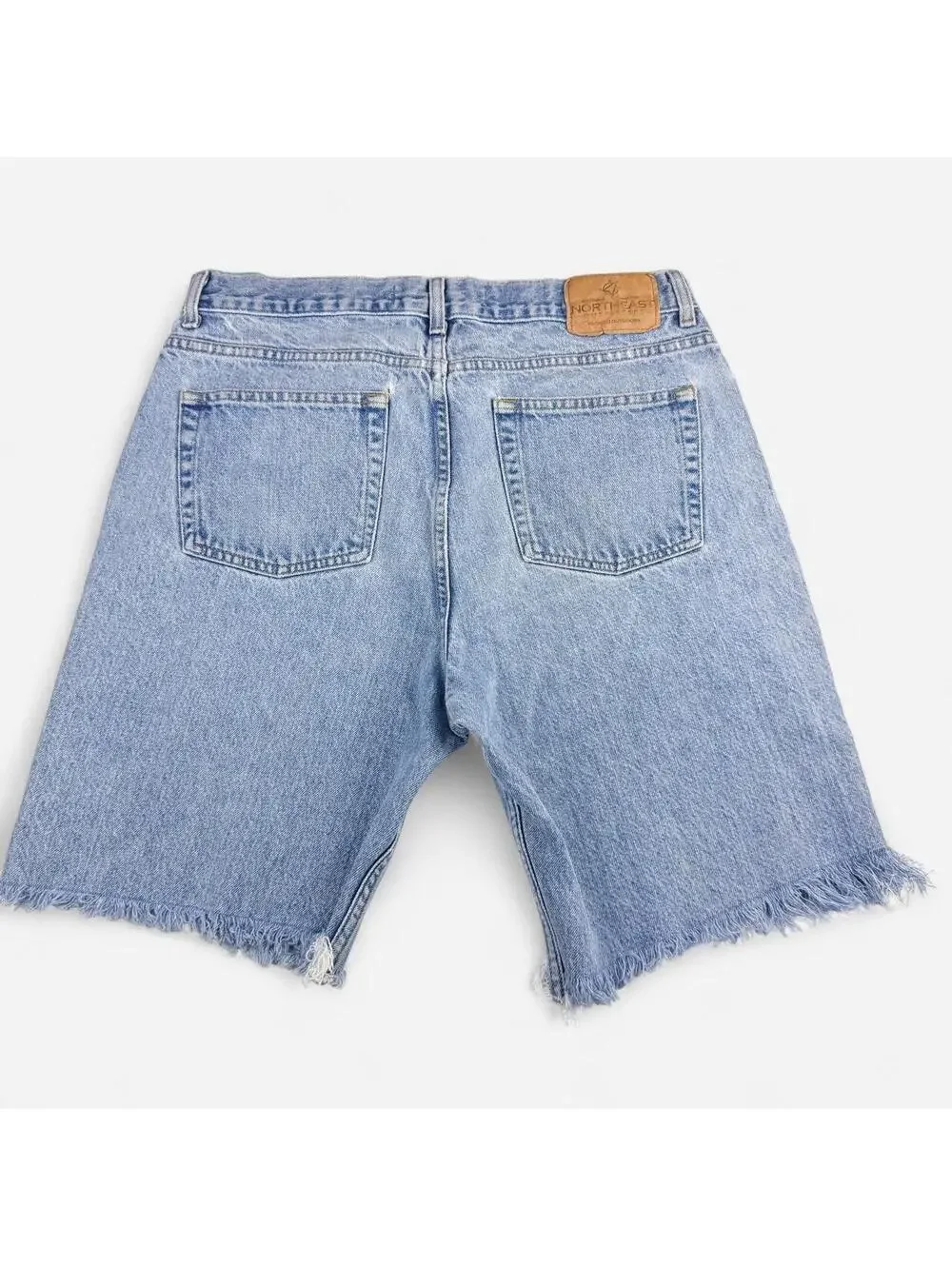 Vintage 90s Denim Shorts Jorts Light Wash